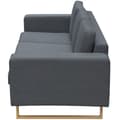 Miniatyrbillede 3 af 4: vidaXL 3-personers sofa i stof, mørkegrå