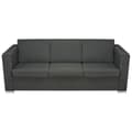 Miniatyrbillede 3 af 7: vidaXL 3-personers sofa stof mørkegrå