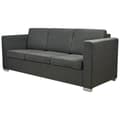 Miniatyrbillede 1 af 7: vidaXL 3-personers sofa stof mørkegrå