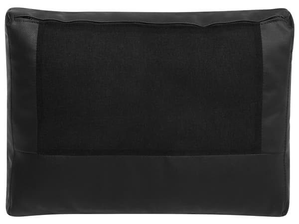 2-sits Soffa Svart Läder förkromade Ben Retro Design
