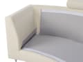 Miniatyrbild 10 av 11: Divansoffa Beige 7-sits Justerbart Nackstöd Modern