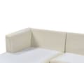 Miniatyrbild 9 av 11: Hörnsoffa Beige med Fotpall L-formad Högervänd