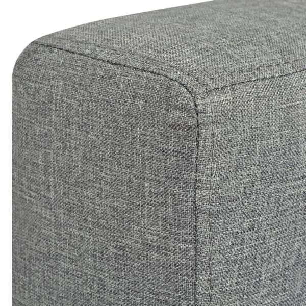 vidaXL 3-personers sofa stof lysegrå