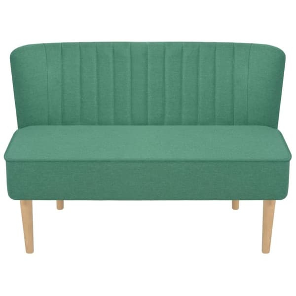 vidaXL Soffa 117x55,5x77 cm tyg grön