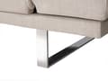 Pikkukuva 8 / 8: Vuodesohva beige 190 x 81 x 89 cm kangasverhoilu kahdelle säädettävä käsinoja