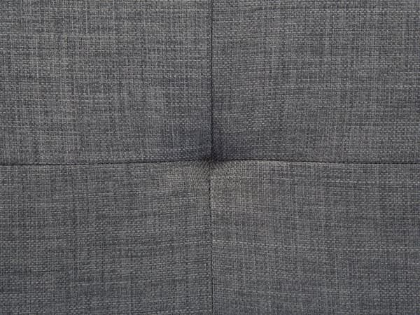 Kulmasohva tummanharmaa 290 x 148 x 86 cm polyesteri metalli puu neljälle oikea