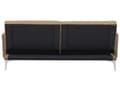 Pikkukuva 6 / 11: Vuodesohva beige 192 x 78 x 80 cm kangasverhoilu kolmelle metallijalat eukalyptuspuu