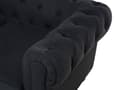 Pikkukuva 7 / 11: Sohva grafiitinharmaa 202 x 70 x 75 cm kangasverhoilu kolmelle chesterfield