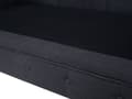 Pikkukuva 8 / 11: Sohva grafiitinharmaa 202 x 70 x 75 cm kangasverhoilu kolmelle chesterfield