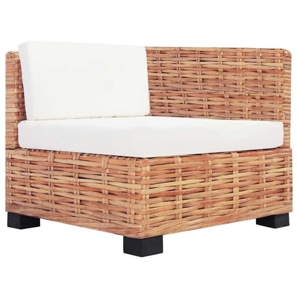 vidaXL sofasæt 14 dele naturlig rattan