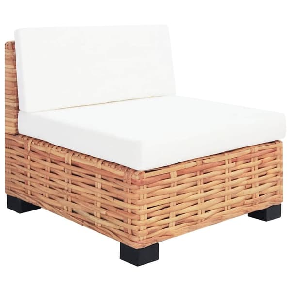 vidaXL sofasæt 14 dele naturlig rattan