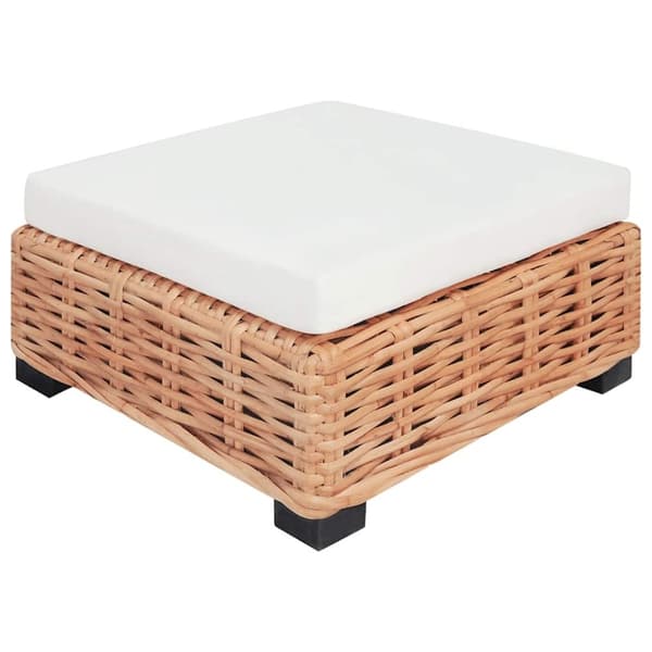 vidaXL sofasæt 14 dele naturlig rattan