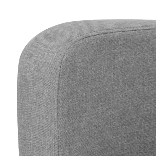 vidaXL 2-sitssoffa 135x65x76 cm ljusgrå