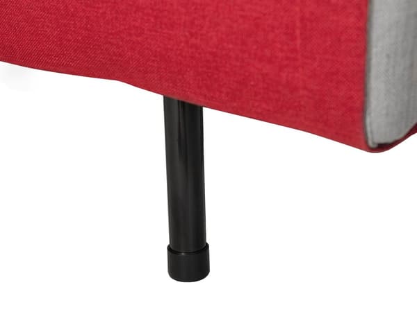 Bäddsoffa Röd Tyg Bäddsoffa Utfällbar Stol Säng