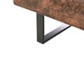 Miniatyrbild 11 av 11: Bäddsoffa Brun Konstläder Modernt Vardagsrum 3-sits Armlös Minimalistisk Design