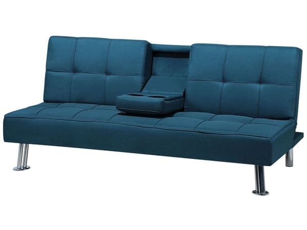Bäddsoffa Blå 3-sits Klick Klack