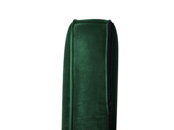 Soffa Smaragdgrön 2-sits Sammet Trä Ben Klassisk