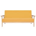 Miniatyrbillede 2 af 7: vidaXL 3-personers sofa stof gul