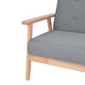 Miniatyrbillede 4 af 7: vidaXL 3-personers sofa i stof lysegrå