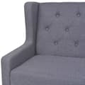 Miniatyrbillede 4 af 7: vidaXL 3-personers sofa i stof grå