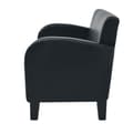 Miniatyrbillede 3 af 8: vidaXL 2-personers sofa kunstlæder sort