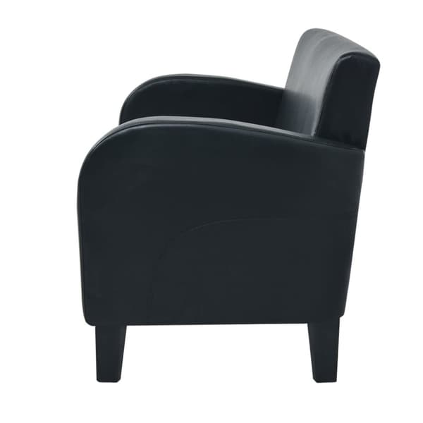vidaXL 2-personers sofa kunstlæder sort