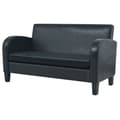 Miniatyrbillede 1 af 8: vidaXL 2-personers sofa kunstlæder sort