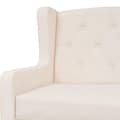 Miniatyrbillede 9 af 10: vidaXL sofasæt 2 dele stof cremehvid