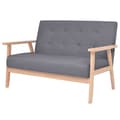 Miniatyrbillede 4 af 10: vidaXL sofasæt i 3 dele stof mørkegrå