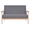 Miniatyrbillede 3 af 10: vidaXL sofasæt i 2 dele stof mørkegrå