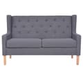 Miniatyrbillede 3 af 10: vidaXL sofasæt i 2 dele stof grå