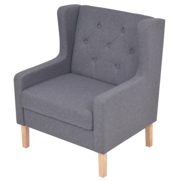 vidaXL sofasæt i 2 dele stof grå