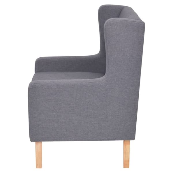 vidaXL sofasæt i 2 dele stof grå