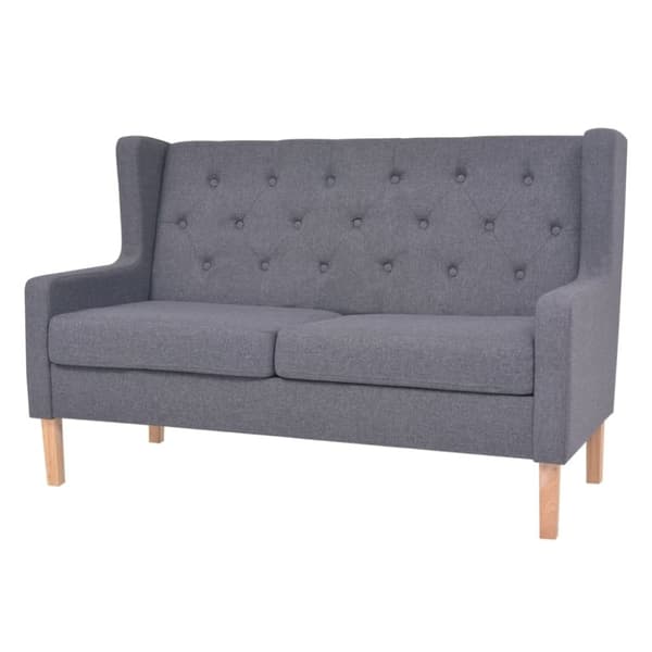 vidaXL sofasæt i 3 dele stof grå