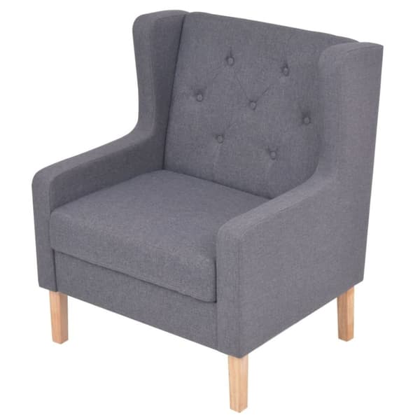vidaXL sofasæt i 3 dele stof grå