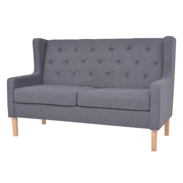 vidaXL sofasæt i 2 dele stof grå