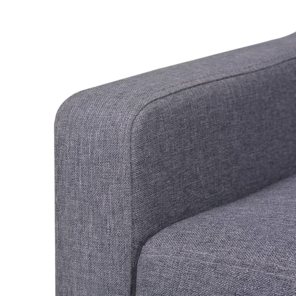 vidaXL sofasæt i 2 dele stof grå