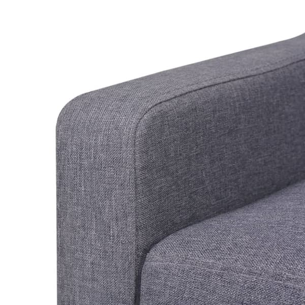 vidaXL sofasæt i 2 dele stof grå