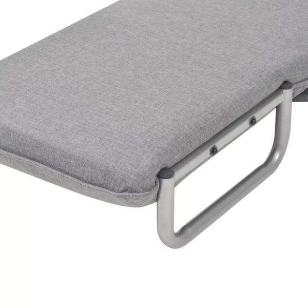 vidaXL drejestol og sovesofa lysegrå