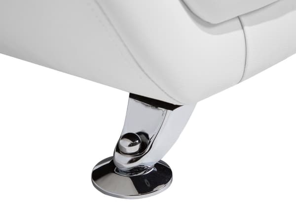 3-sits Soffa Vit Konstläder Kudde Modern