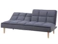 Pikkukuva 5 / 11: Vuodesohva tummanharmaa 177 x 80 x 80 cm polyesteri puu kolmelle säädettävä