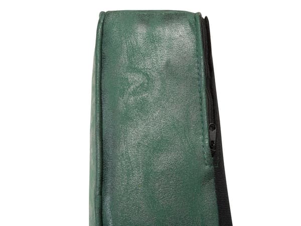 Sohva vihreä 198 x 70 x 75 cm keinonahkaverhoilu chesterfield irrotettava päällinen