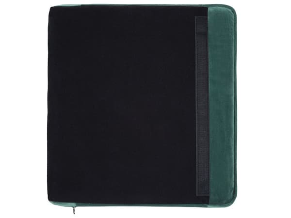 Sohva vihreä 201 x 70 x 75 cm samettiverhoilu kolmelle chesterfield