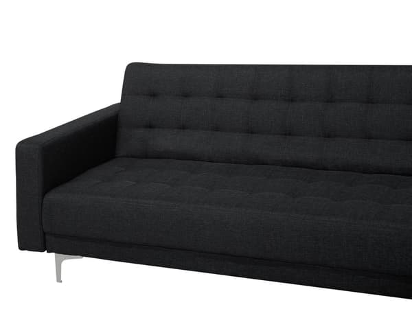 Kulmavuodesohva grafiitinharmaa 267 x 168 x 83 cm kangasverhoilu metalli vaneri neljälle vasen