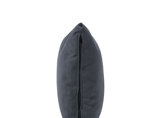 Sohva tummanharmaa 197 x 76 x 79 cm sametti puu vaneri kolmelle koristetyynyt moderni