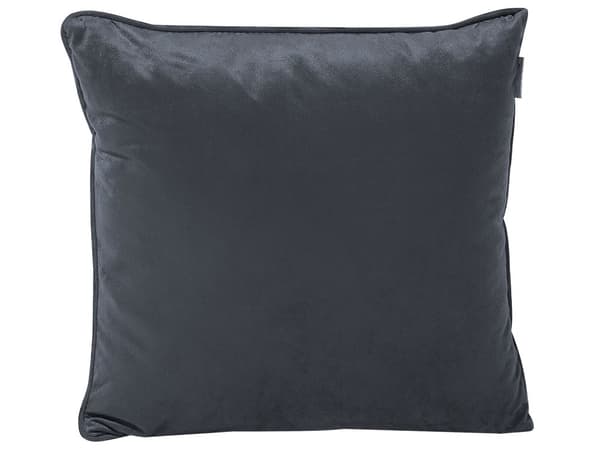 Sohva tummanharmaa 197 x 76 x 79 cm sametti puu vaneri kolmelle koristetyynyt moderni