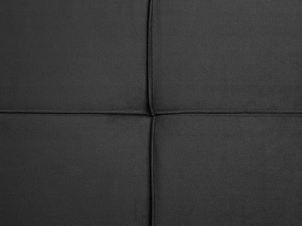 Vuodesohva harmaa 145 x 68 x 75 cm polyesteri kolmelle metalli puu käsinojaton