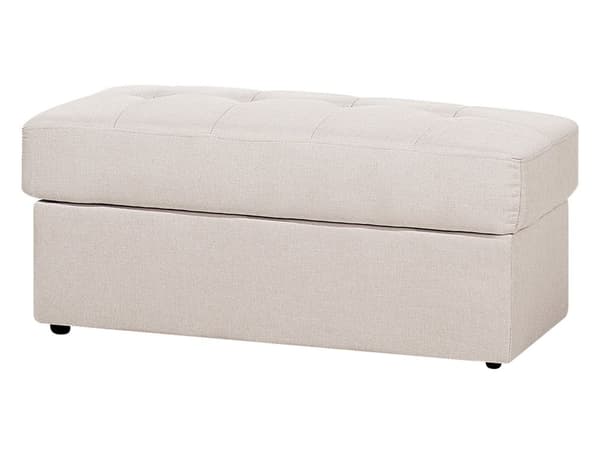 Sektionsbäddsoffa Beige Förvaring Utdragsbara Lådor Klick Klack