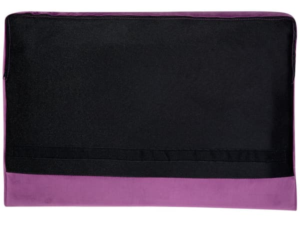 Sohva purppura 224 x 70 x 85 cm sametti metalli puu kolmelle nappikoristelu glamour