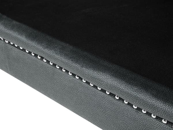 Sohva harmaa 160 x 77 x 80 cm sametti metalli puu kahdelle verhoilunaula glamour